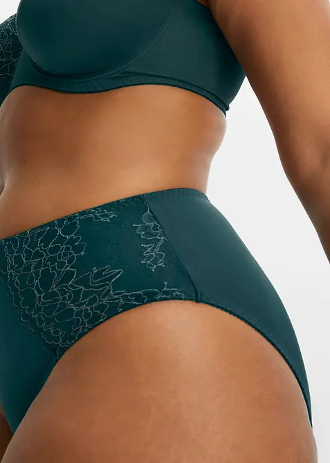 Lot de 2 culottes maxi avec une dentelle délicate, bonprix