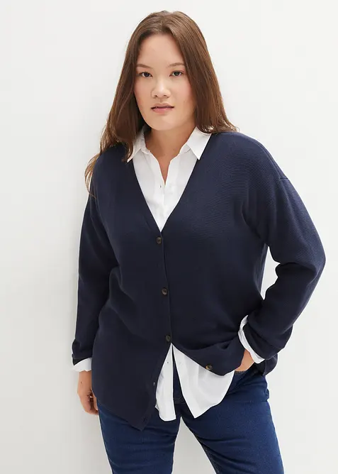 Gilet en fine maille, bonprix