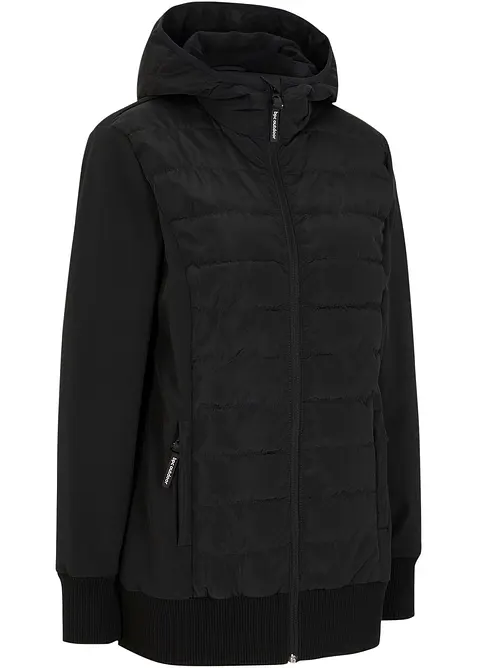 Veste matelassée hybride en mix de matière,  déperlante, bonprix