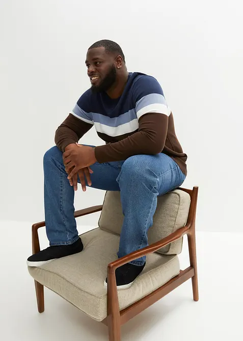 Pull en fine maille 100% coton, bonprix