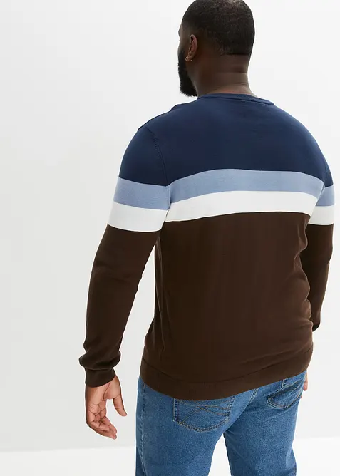 Pull en fine maille 100% coton, bonprix