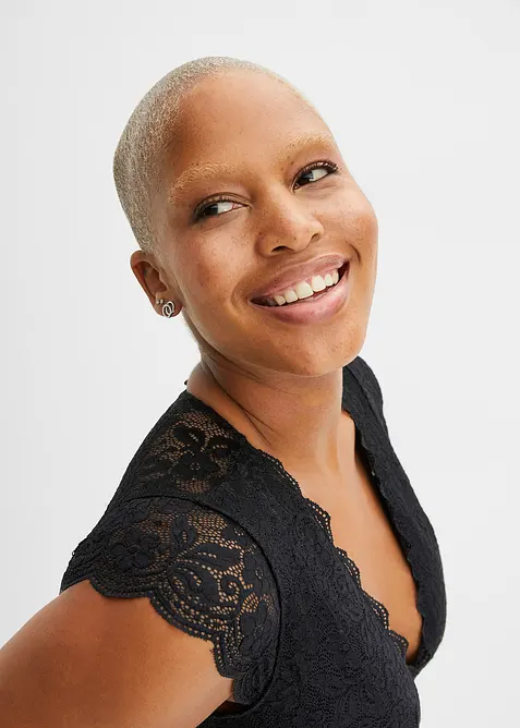 Body en velours sans armatures, bonprix