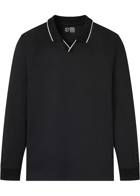 Polo manches longues 100% coton, bonprix