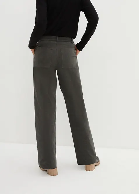 Pantalon en velours c&ocirc;tel&eacute; extensible, bonprix