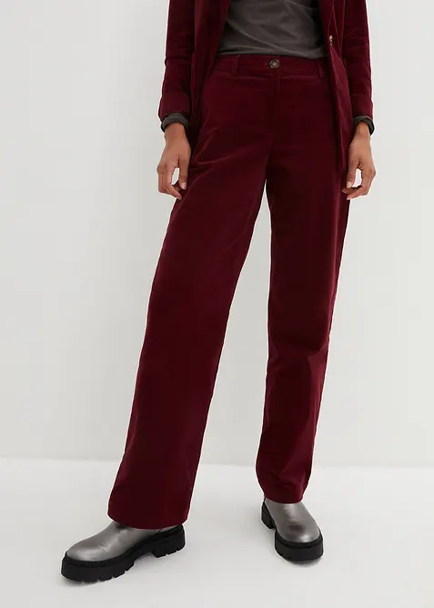 Pantalon en velours côtelé extensible, bonprix