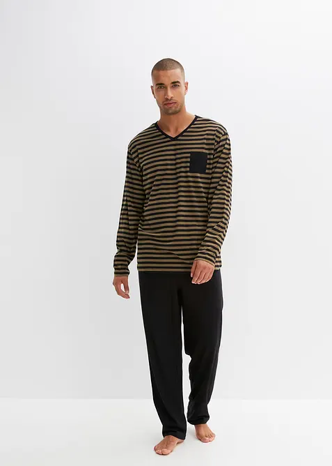 Pyjama 100% coton à manches longues, bonprix