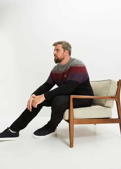 Pull en fine maille effet tie & dye, bonprix