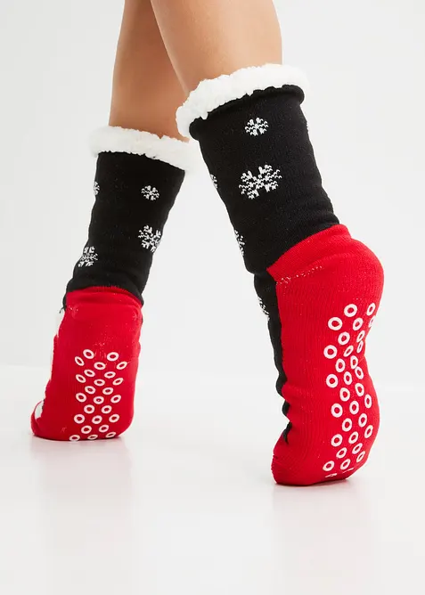 Chaussettes douillettes avec doublure peluche, bonprix