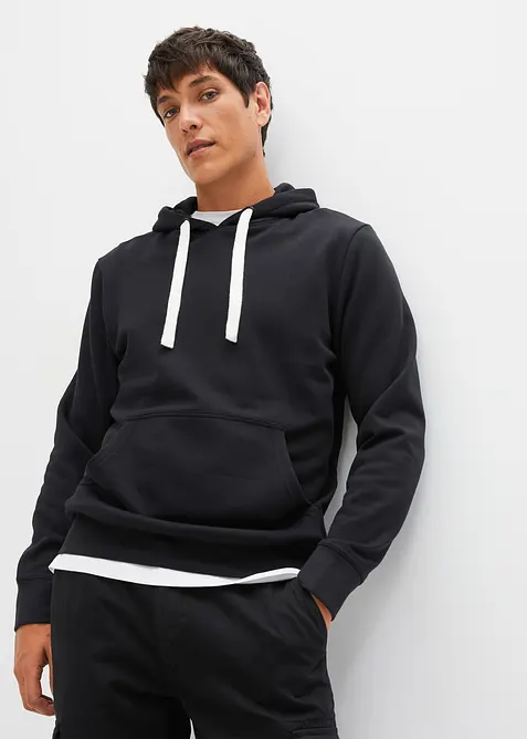 Sweat à capuche 100% coton, bonprix