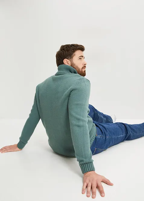 Pull camionneur en grosse maille torsadée, bonprix