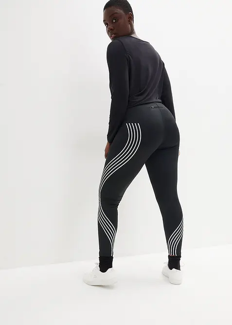Legging thermo avec détails réfléchissants, longueur cheville, bonprix