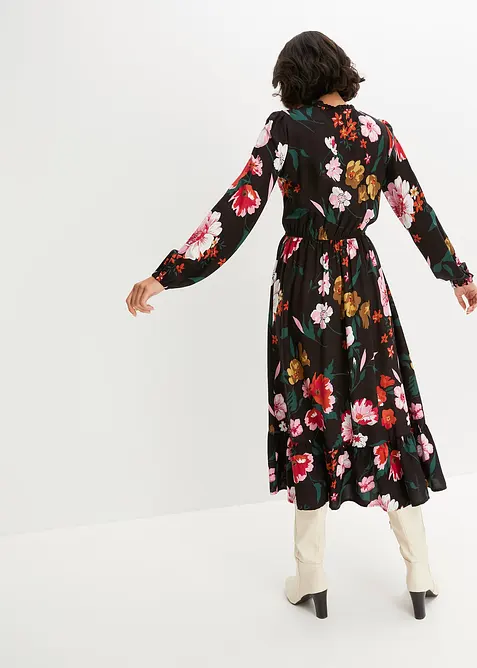 Robe midi en viscose fluide, bonprix