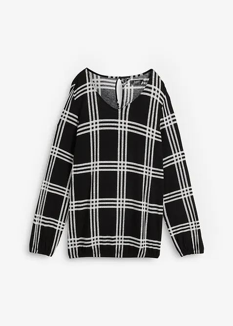 T-shirt manches longues avec base élastiquée, bonprix