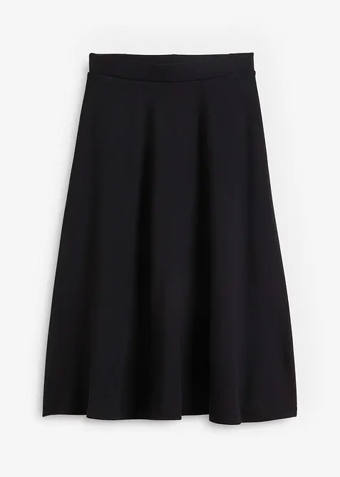 Jupe midi en viscose mélangée, bonprix