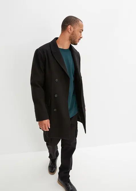 Pantalon droit cargo 100% coton, Regular, bonprix