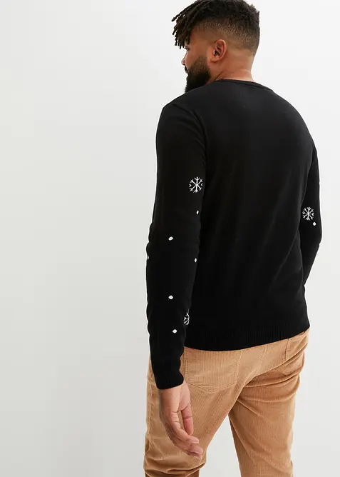 Pull de Noël en fine maille, bonprix