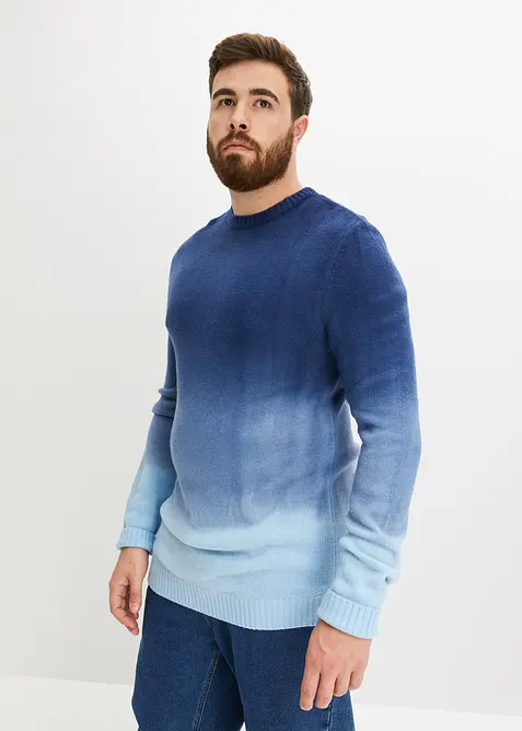 Pull en fine maille effet tie & dye, bonprix