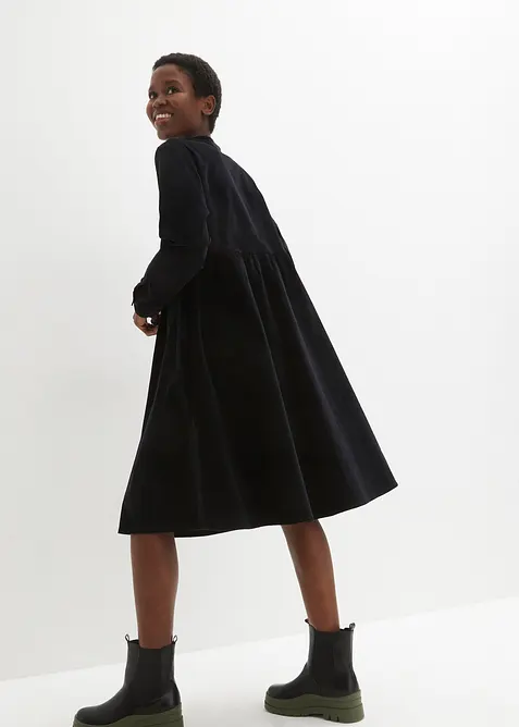 Robe en velours de coton côtelé, bonprix