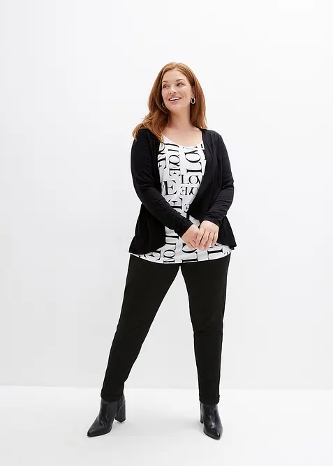 Pantalon jogger en viscose mélangée, bonprix