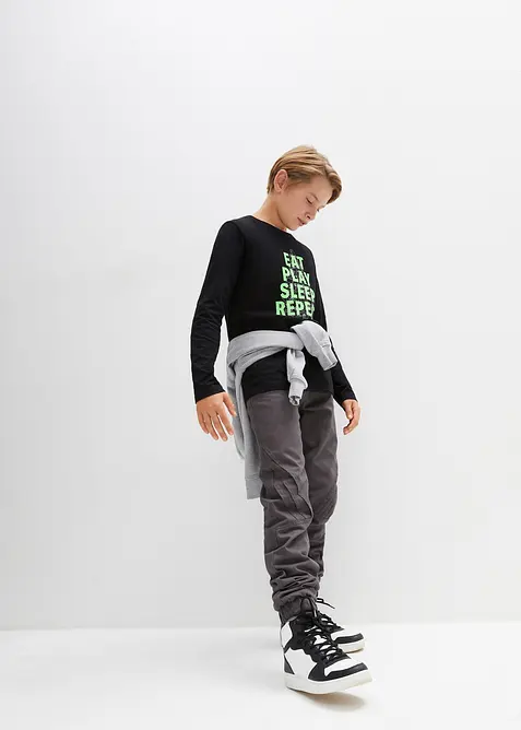 Pantalon jogger regular à doublure thermique en jersey, bonprix