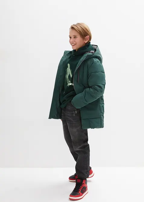 Sweat à capuche doux en coton mélangé, bonprix