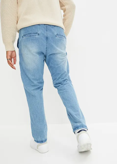 Jean jogger avec doublure thermique en flanelle, droit, bonprix