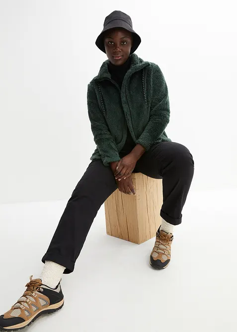 Veste en polaire peluche, bonprix