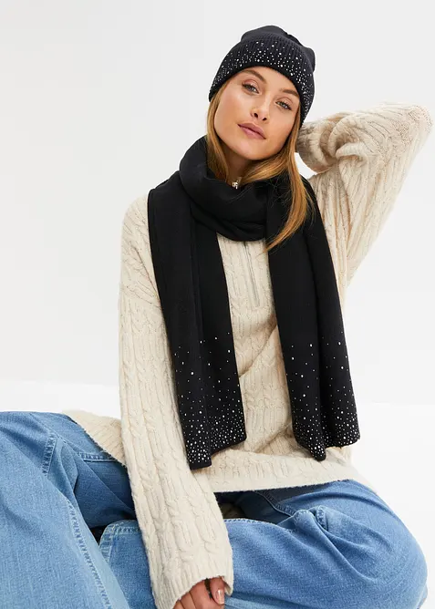 Écharpe et bonnet (ens. 2 pces), bonprix