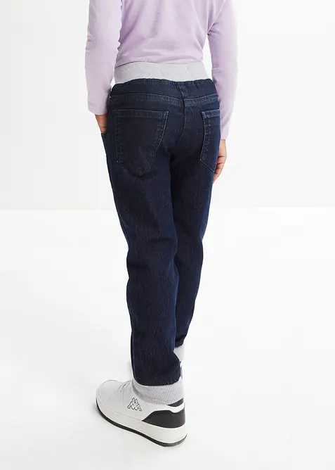 Pantalon thermique, taille mi-haute, avec doublure en jersey, bonprix