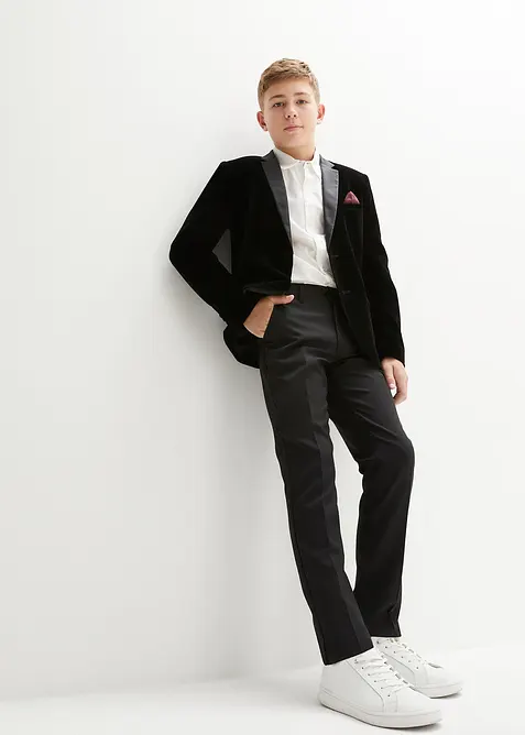 Costume + chemise + cravate (ens. 4 pces), bonprix