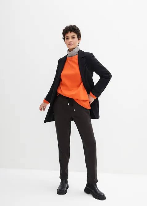 Pantalon chaud avec taille &eacute;lastique, bonprix