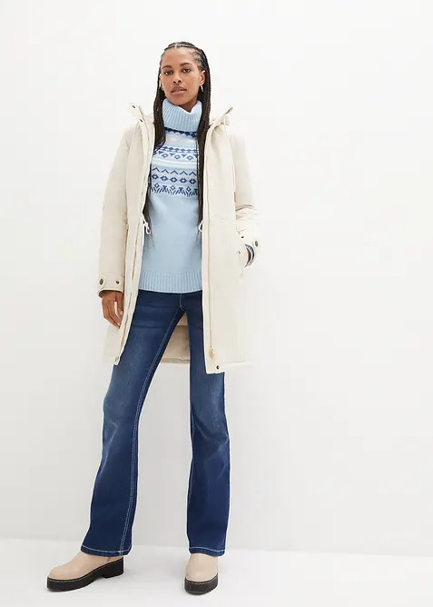 Pull col roulé norvégien, bonprix