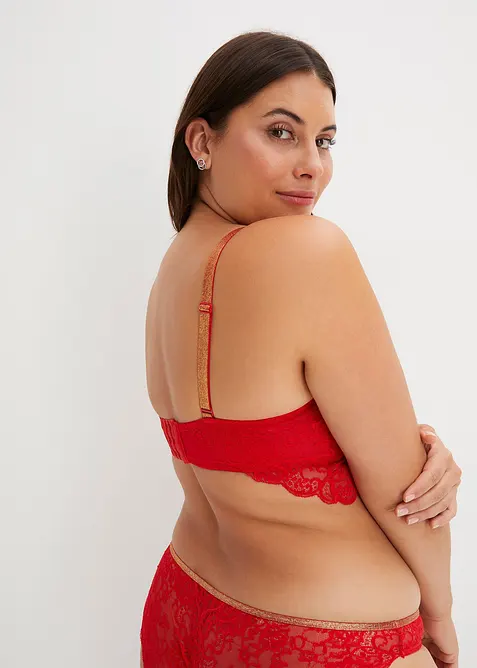 Soutien-gorge à coques et bretelles brillantes, bonprix