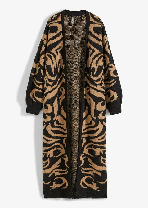 Gilet long en maille, bonprix