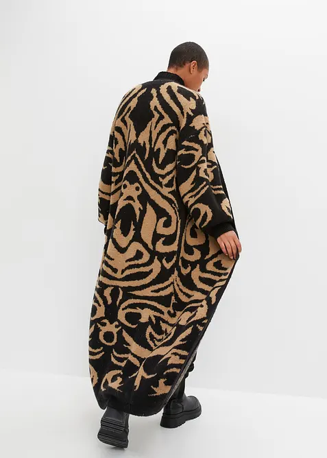 Gilet long en maille, bonprix