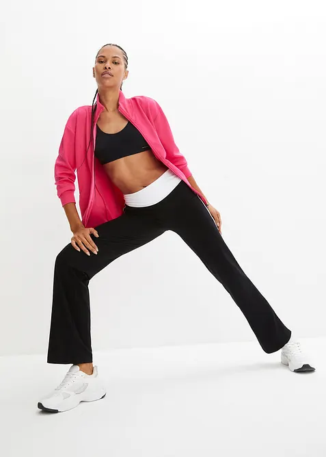 Pantalon de sport en coton extensible, bonprix