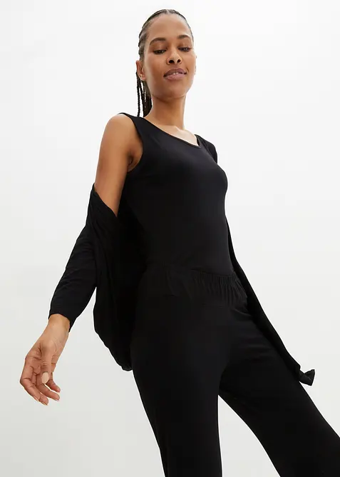 Tenue d’intérieur (ens. 3 pces) en viscose majoritaire, bonprix