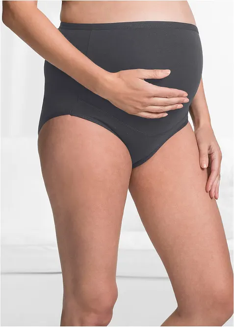 Lot de 2 slips de grossesse en coton, bonprix