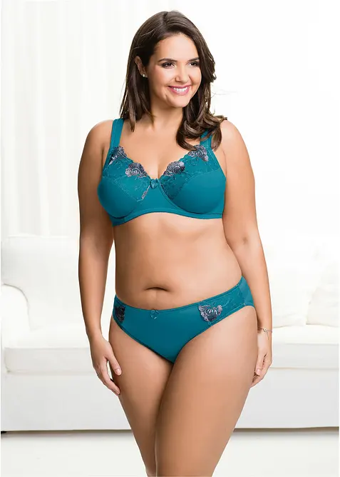 Lot de 2 soutiens-gorge minimiseurs &agrave; bretelles rembourr&eacute;es, bonprix