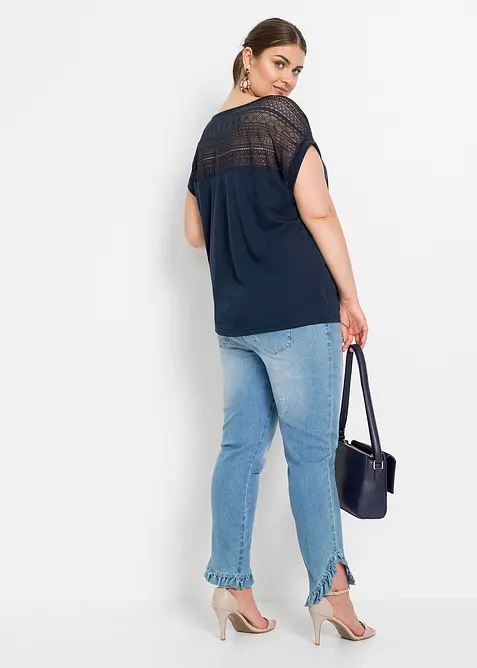 T-shirt doux en viscose extensible, bonprix