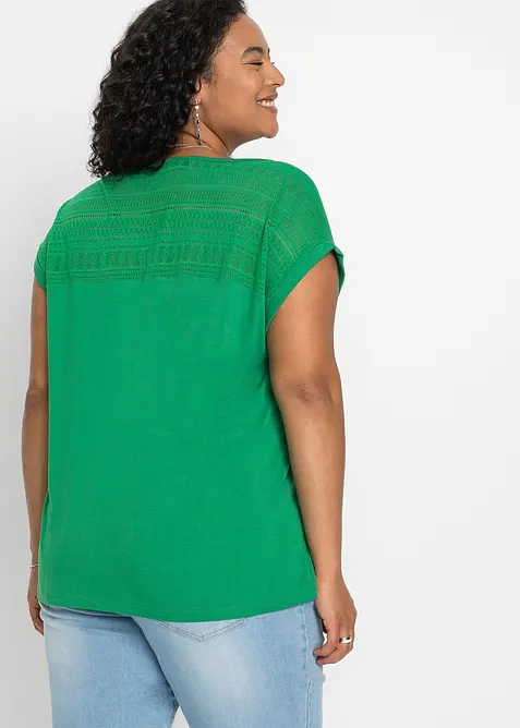 T-shirt doux en viscose extensible, bonprix