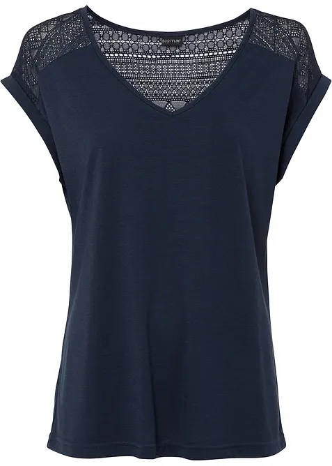 T-shirt doux en viscose extensible, bonprix