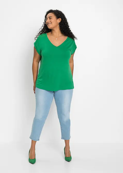 T-shirt doux en viscose extensible, bonprix