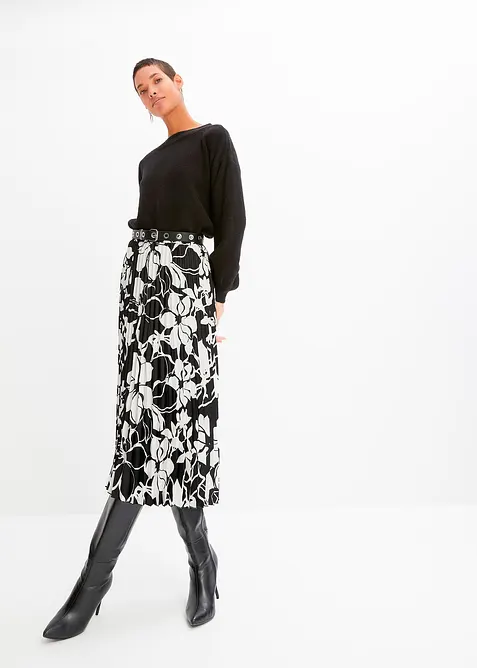 Pull &agrave; manches ballon, bonprix