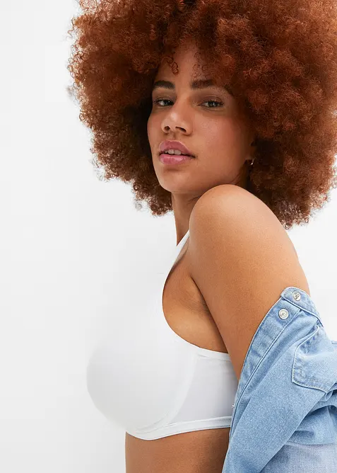 Soutien-gorge minimiseur &agrave; bretelles rembourr&eacute;es, bonprix