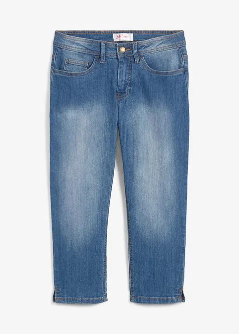 Jean slim taille mi-haute, raccourci, bonprix