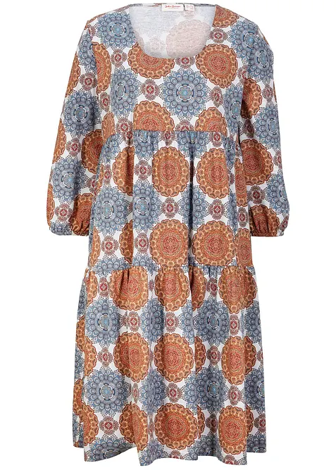 Robe fluide en jersey viscose mélangée, bonprix