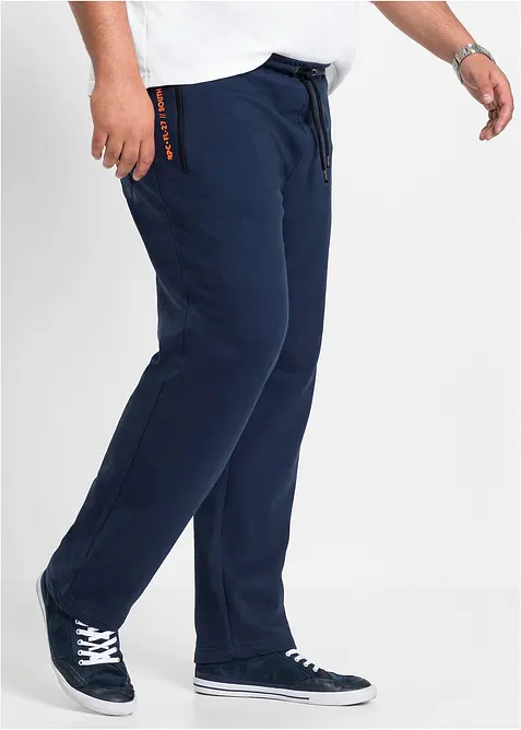 Pantalon de jogging en coton avec poches zippées pratiques, bonprix