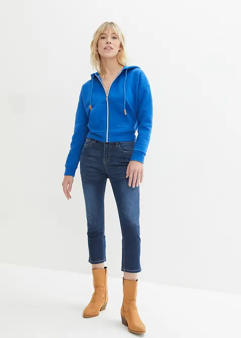 Jean ultra-doux slim, 7/8, bonprix