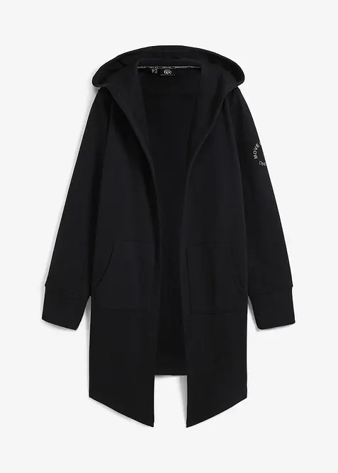 Gilet long en molleton, bonprix